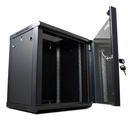 (WM6412) Onlink - Rack de Pared Cerrado Fijo 12U 600x450mm con Puerta de Vidrio