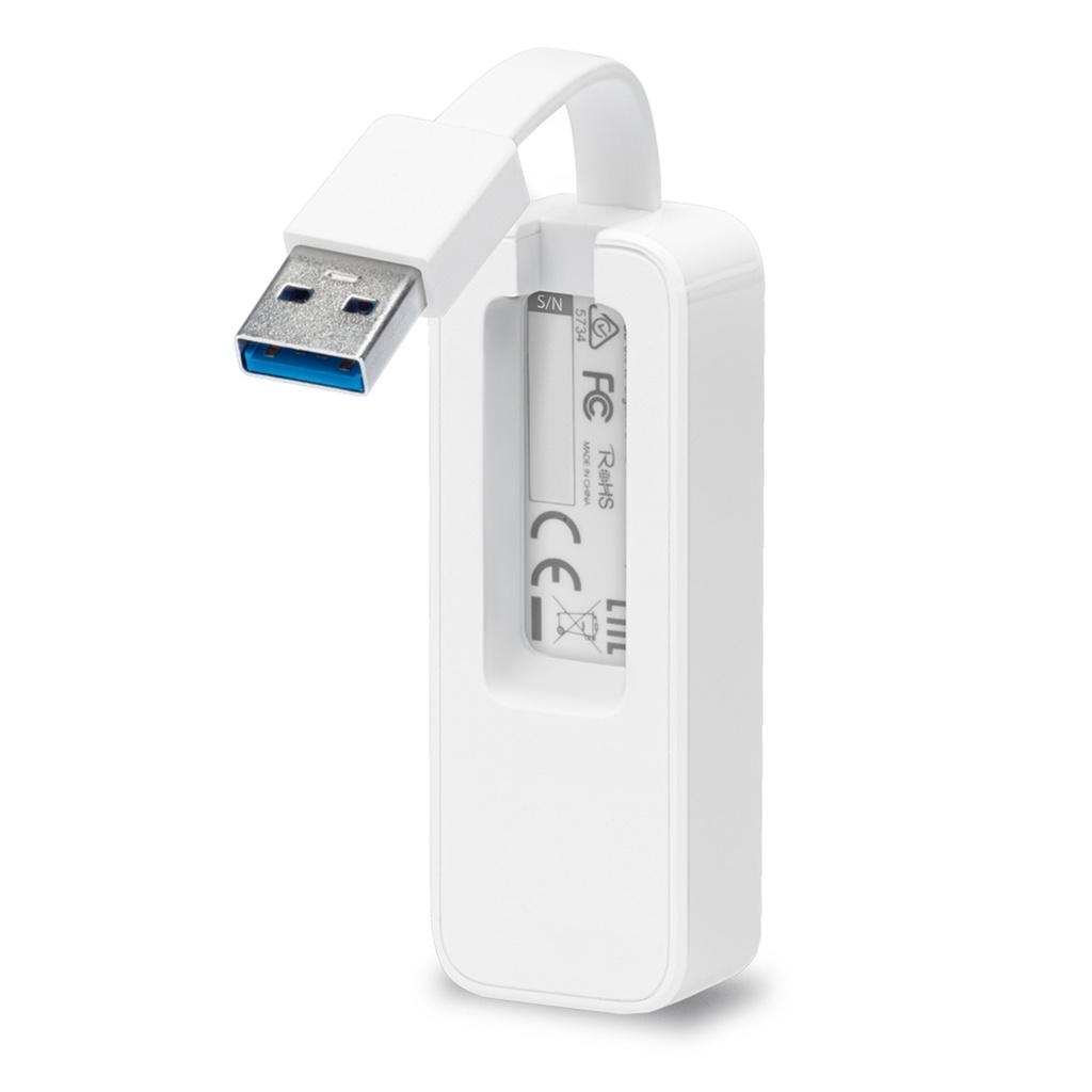 (UE300) TP-Link - Adaptador de Red USB 3.0 a Ethernet Gigabit