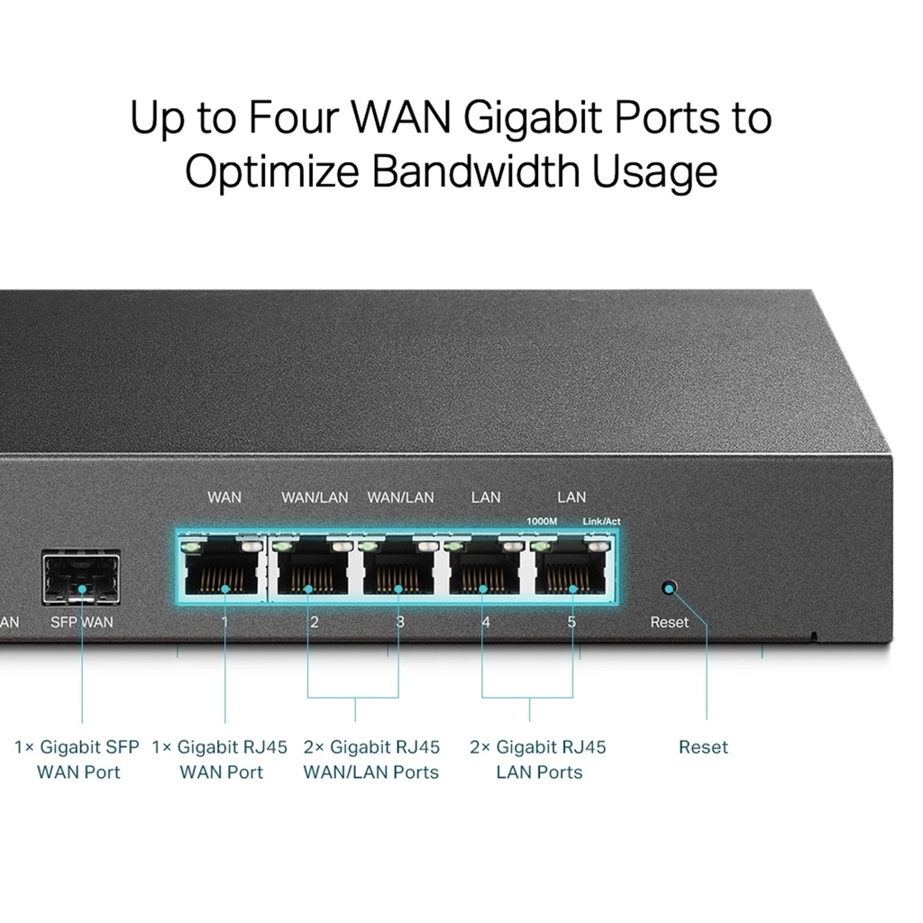 (TL-ER7206) TP-Link - Router VPN SafeStream Gigabit Multi-WAN Omada