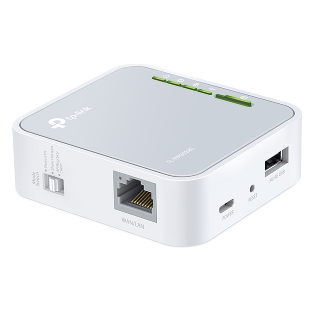 (TL-WR902AC) TP-Link - Mini Router de Viaje Inalambrico WiFi Doble Banda AC750 Sin Antena