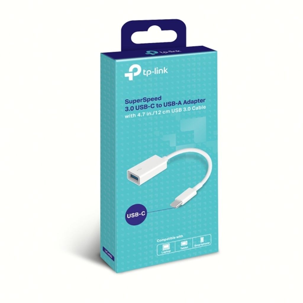 (UC400) TP-Link - Adaptador USB-C 3.0 Super Rápido a Adaptador USB-A