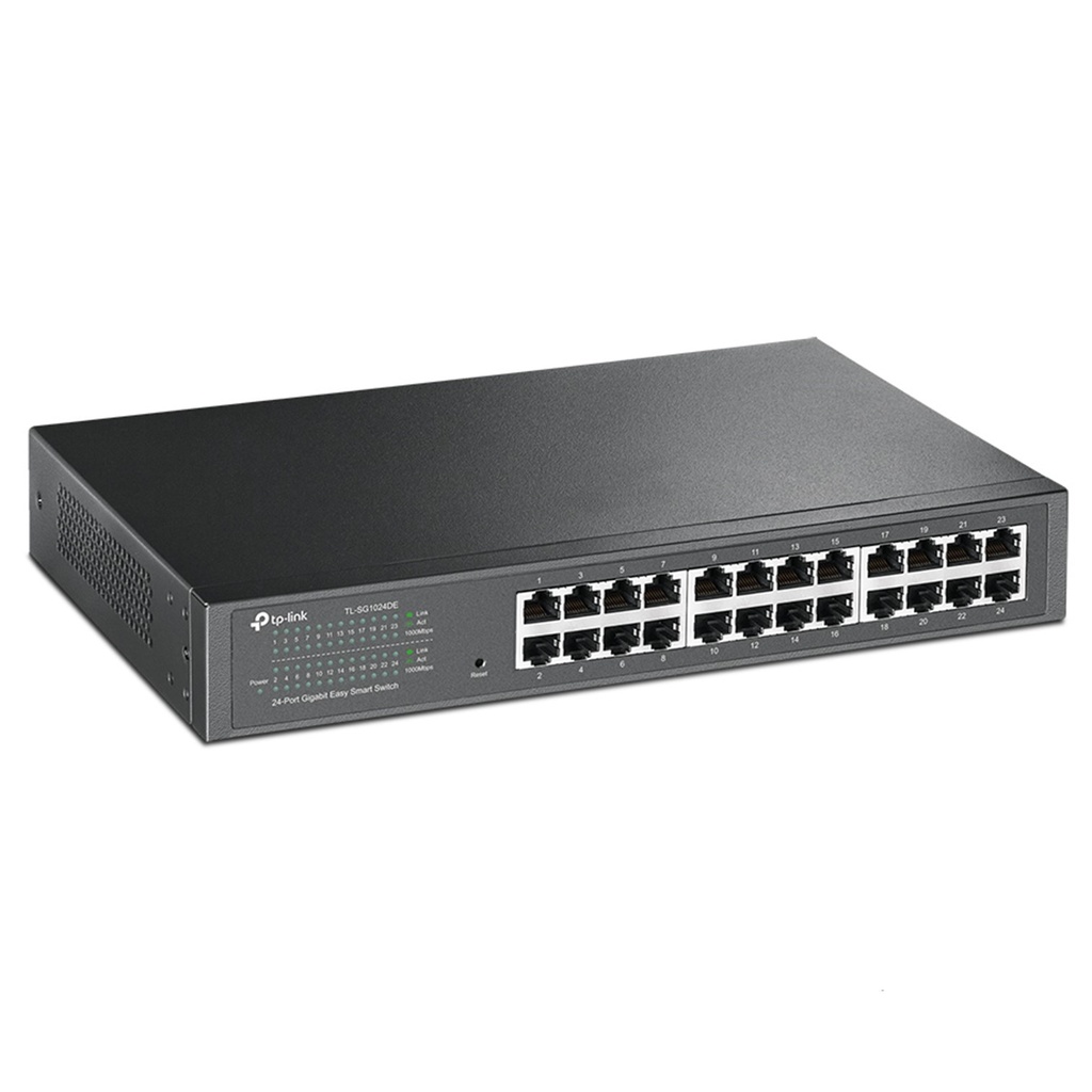 (TL-SG1024DE) TP-Link - Switch de Escritorio/Rack de 24 Puertos a Gigabit