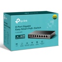 (TL-SG108PE) TP-Link - Switch de Escritorio Inteligente de 8 Puertos a Gigabit con 4 Puertos POE
