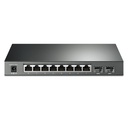 (TL-SG2210P) TP-Link - Switch de Escritorio Inteligente de 8 Puertos a Gigabit POE + 2 Puertos SFP Omada