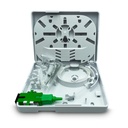 Roseta Optica 2 Puertos para Fibra Pigtail + Adaptador SC/APC WPF-ROSETA Wireplus+