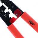 (AW250NXT05) Nexxt - Crimpeador Tenaza Modular con Prensa Terminal (RJ45/8P8C, RJ12/6P6C, RJ11/64C, 6P2C)