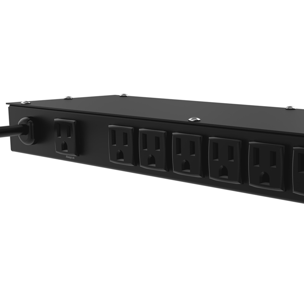 (AW220NXT95) Nexxt - Regleta Horizontal con Supresora de Picos 9 salidas para Rack