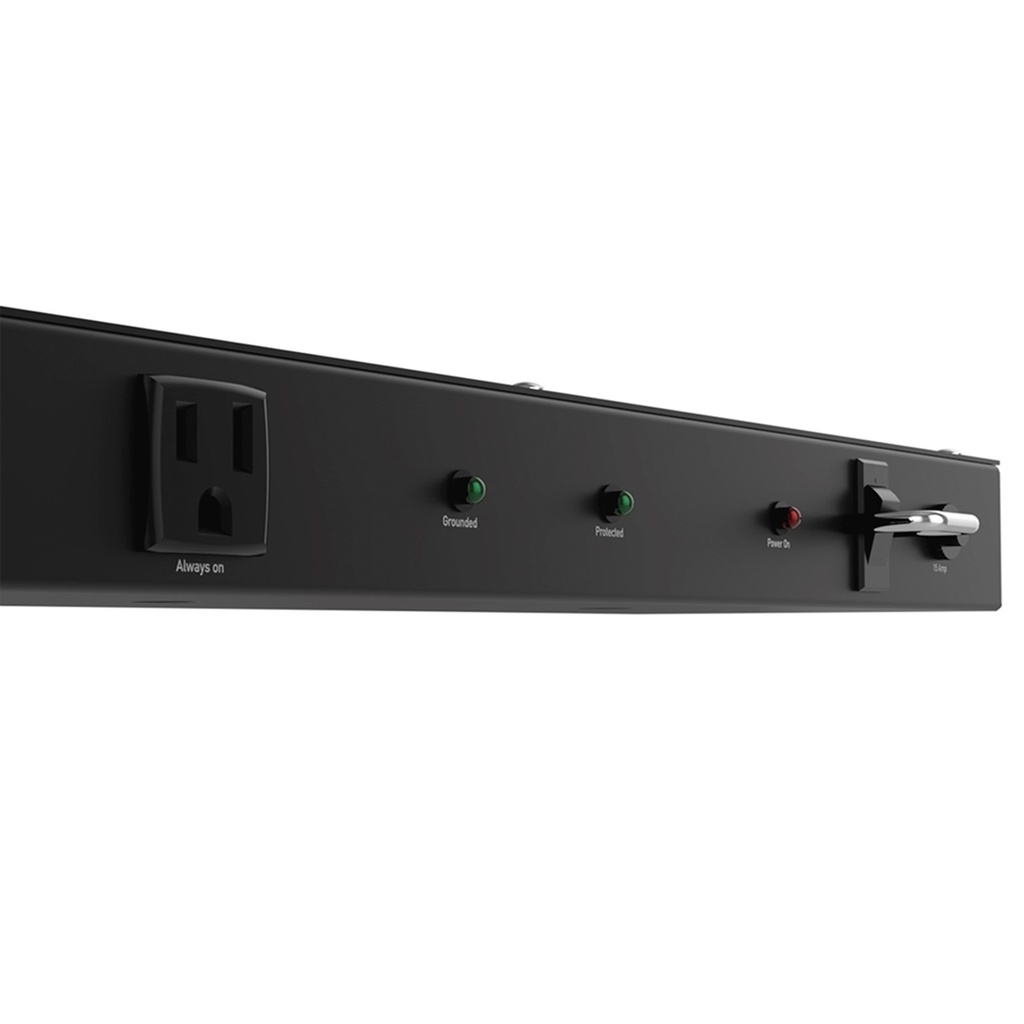 (AW220NXT95) Nexxt - Regleta Horizontal con Supresora de Picos 9 salidas para Rack