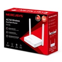 (MR20) Mercusys - Router Inalambrico WiFi Doble Banda AC750 2 Antenas 5dBi