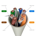 (AB355NXT01) Nexxt - Cable UTP Categoria 5E 100% Cobre 24AWG CM Interior Gris (305m/1000ft)