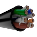 (AB355NXT07) Nexxt - Cable UTP Categoria 5E 100% Cobre 24AWG CMX Exterior Negro (305m/1000ft)