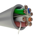 (AB357NXT01) Nexxt - Cable S/FTP Categoria 6A 100% Cobre 23AWG Tipo LSZH Interior Gris (305m/1000ft)