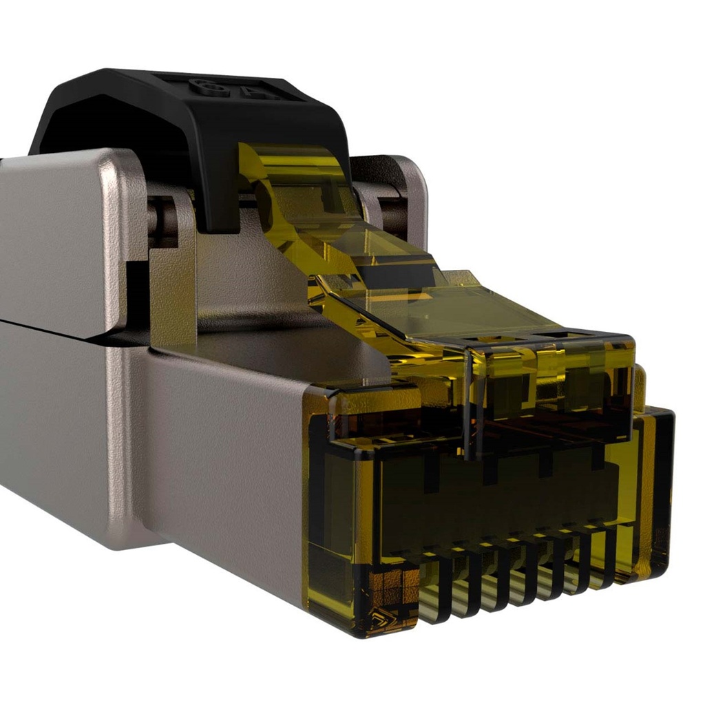 (AW102NXT07) Nexxt - Conector RJ-45 Modular Categoria 6A XGiga Blindado (Unidad)