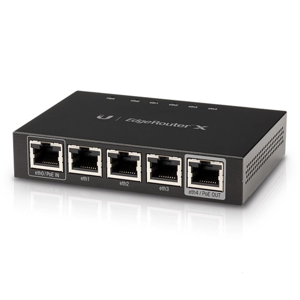 (ER-X) Ubiquiti - EdgeRouter X de 5 Puertos Gigabit con Funciones Avanzadas de Ruteo