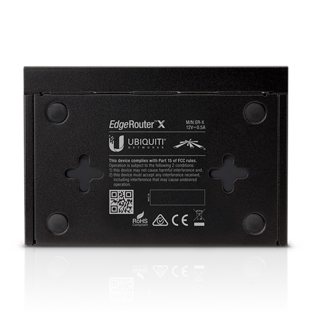 (ER-X) Ubiquiti - EdgeRouter X de 5 Puertos Gigabit con Funciones Avanzadas de Ruteo