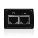 (POE-24-24W-G) Ubiquiti - Adaptador PoE de 24VDC 1.0A 24W con Puerto Gigabit (Negro)