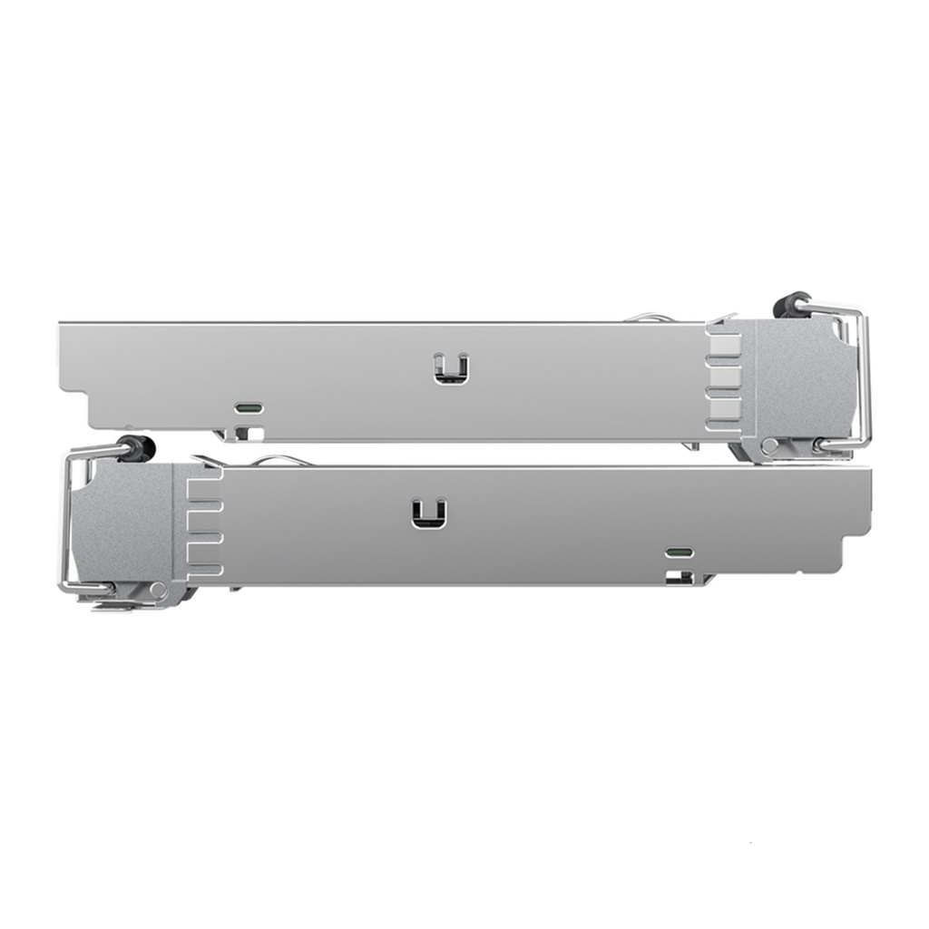 (UACC-OM-MM-1G-D-2) Ubiquiti - UFiber Módulo SFP Transceptor MiniGibic MultiModo 1.25Gbps Hasta 550 Metros Conectores LC (2-Pack)