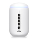 (UDR) Ubiquiti - UniFi Dream Router con WiFi6 4 puertos LAN Gigabitco con 2 POE 802.3af UniFi Pantalla LCD