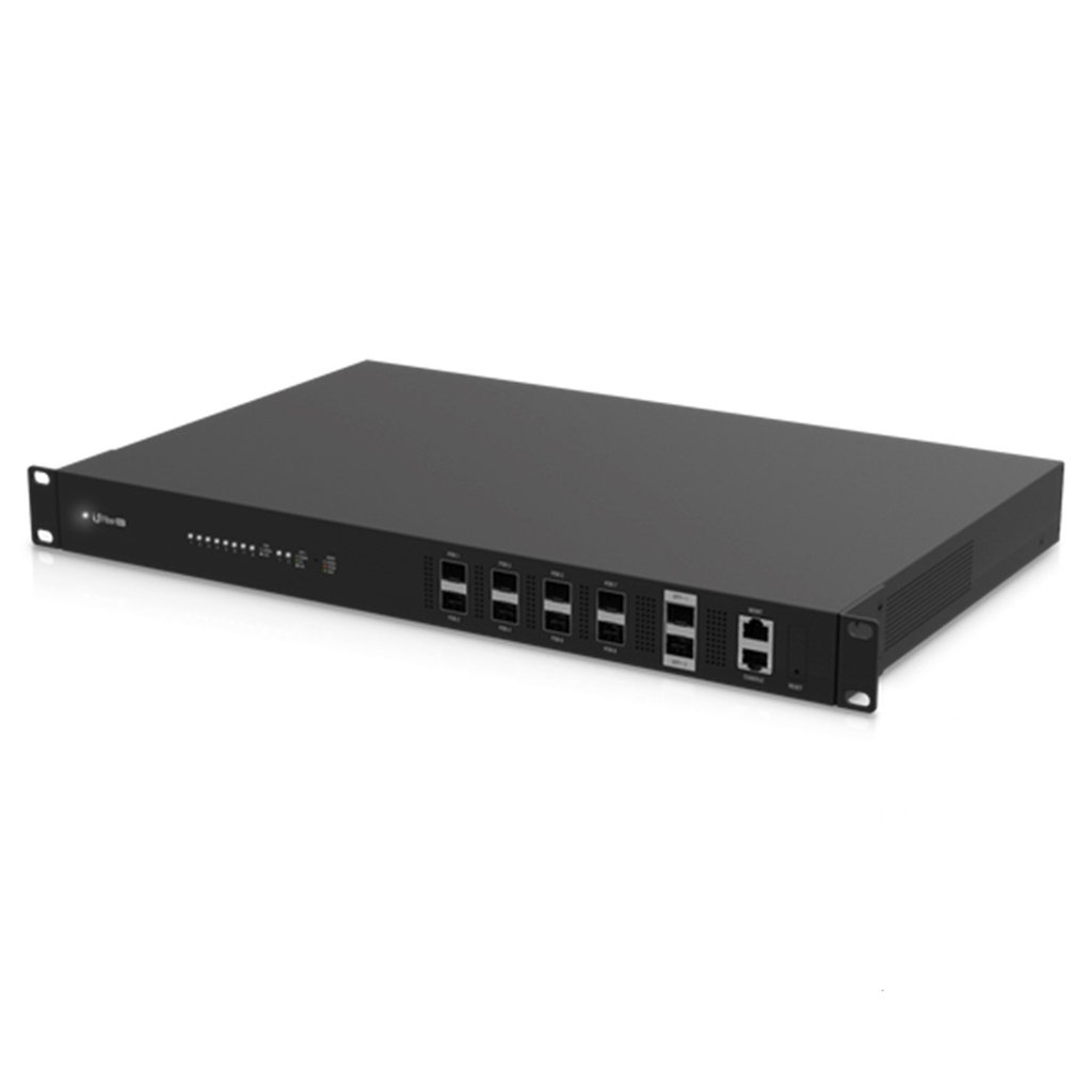 (UF-OLT) Ubiquiti - UFiber GPON OLT Terminal de Línea Optica hasta 1024 ONUs concurrentes 8 puertos SFP GPON + 2 puertos SFP+ 10G
