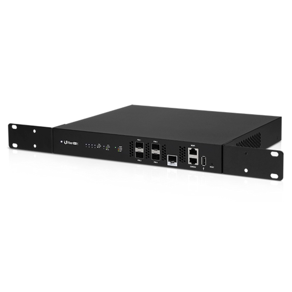 (UF-OLT-4) Ubiquiti - UFiber GPON OLT Terminal de Línea Optica hasta 512 ONUs concurrentes 4 puertos SFP GPON + 1 puertos SFP+ 10G