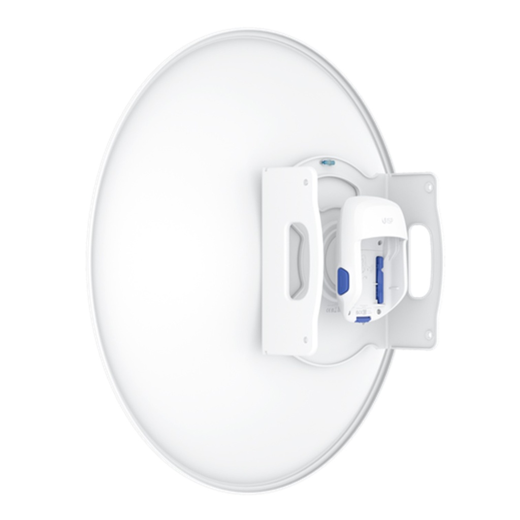 (UISP-Dish) Ubiquiti - UISP Dish Antena PtP de Plato de 30 dBi Rango de Frecuencia extendido de (5.15 a 6.87Ghz)