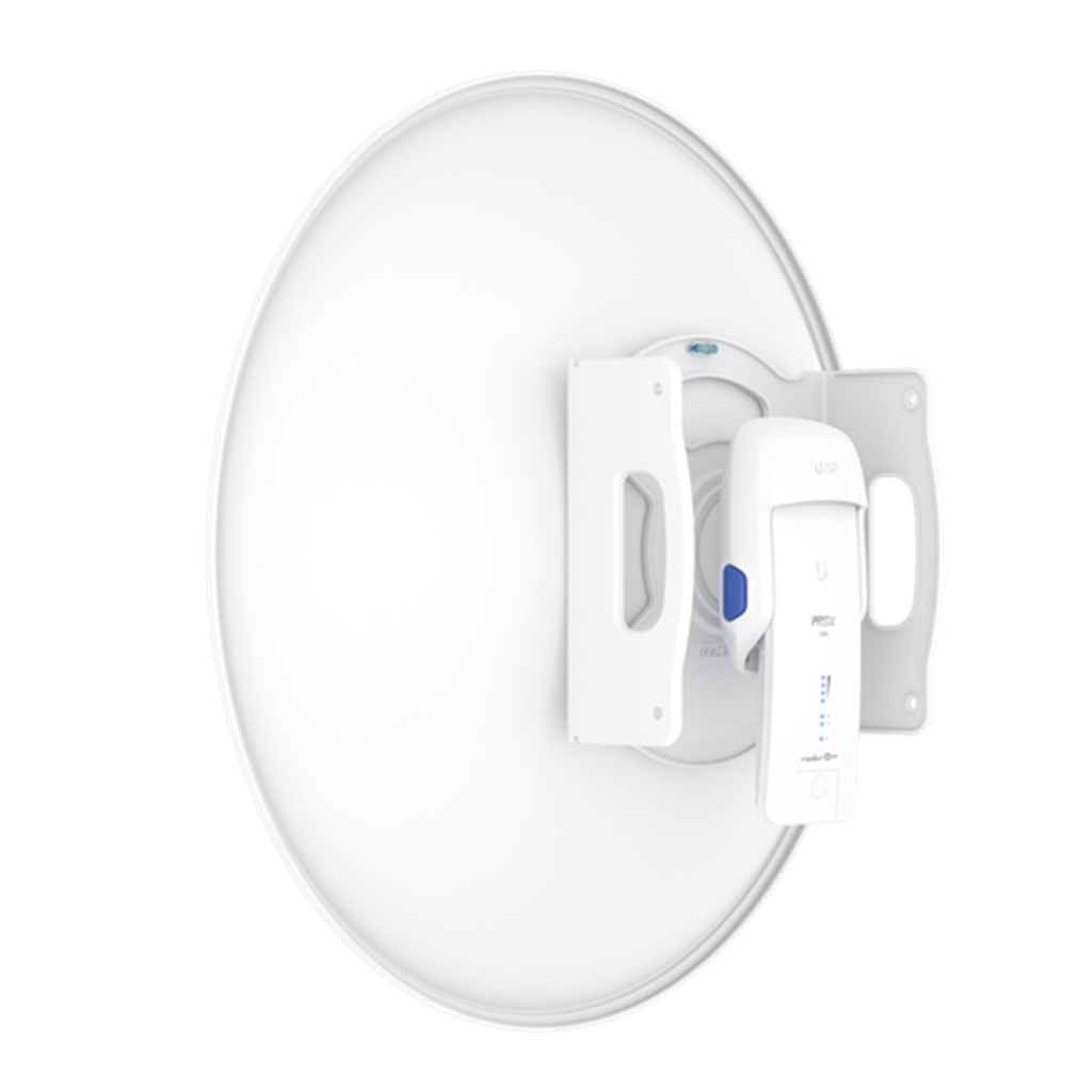 (UISP-Dish) Ubiquiti - UISP Dish Antena PtP de Plato de 30 dBi Rango de Frecuencia extendido de (5.15 a 6.87Ghz)