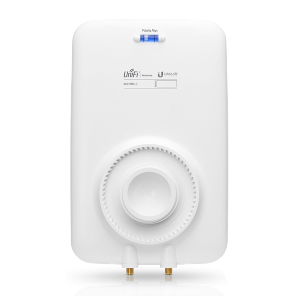 (UMA-D) Ubiquiti - Antena Sectorial Simétrica UniFi Doble Banda de 90 Grados en 2.4 GHz 10 dBi y 45 Grados en 5 GHz 15dBi