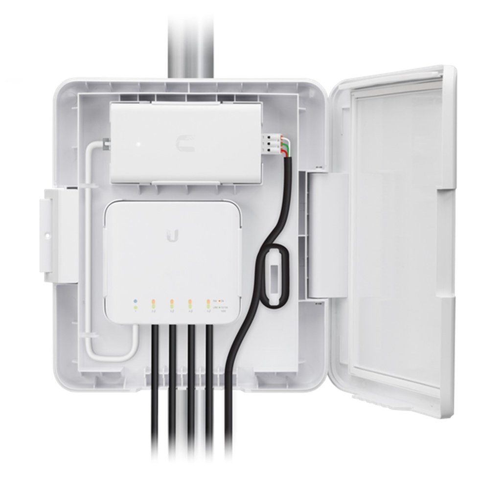(USW-Flex-Utility) Ubiquiti - Kit Adaptador para Switch Resistente para Exterior de Montaje en Poste