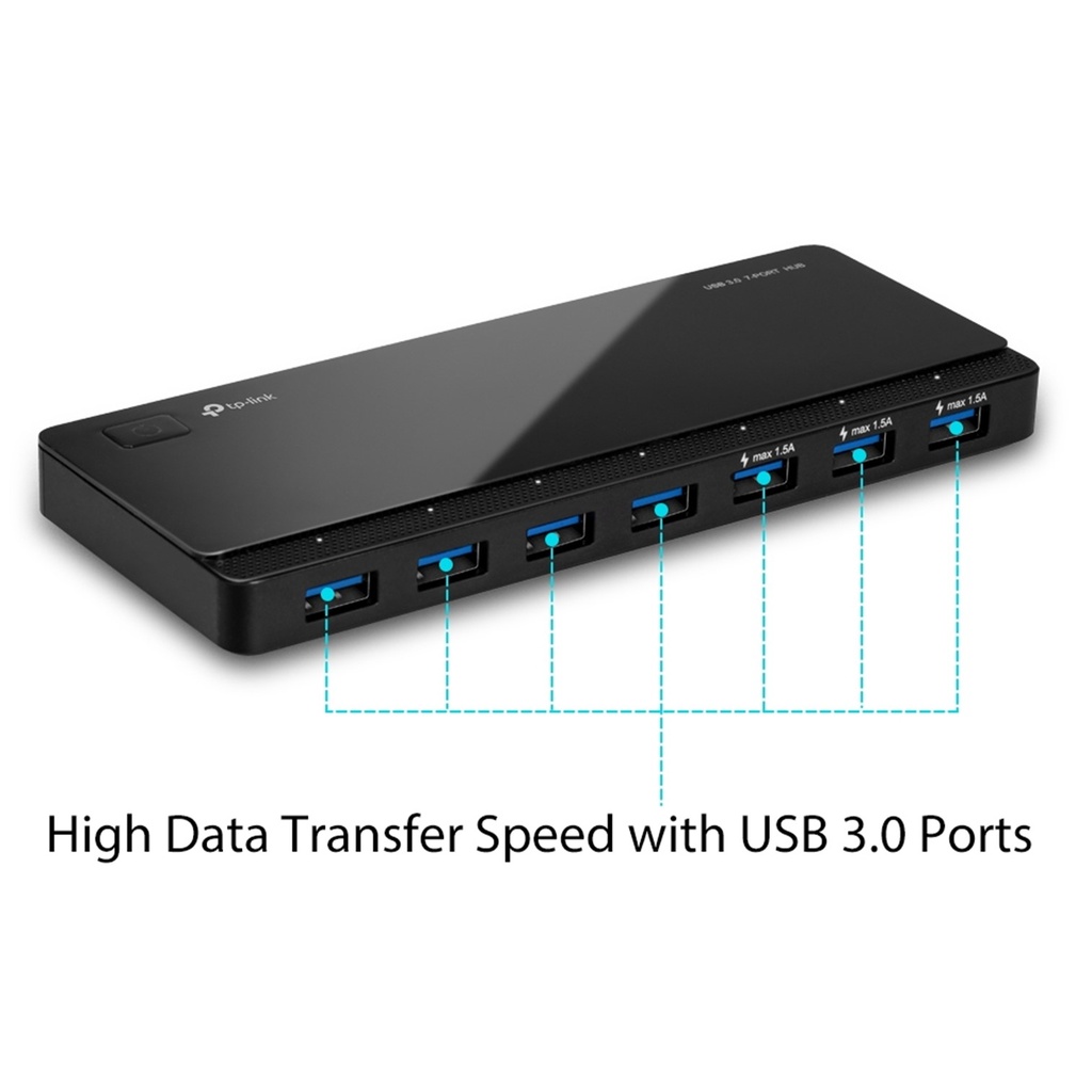 (UH700) TP-Link - Hub de 7 Puertos USB 3.0