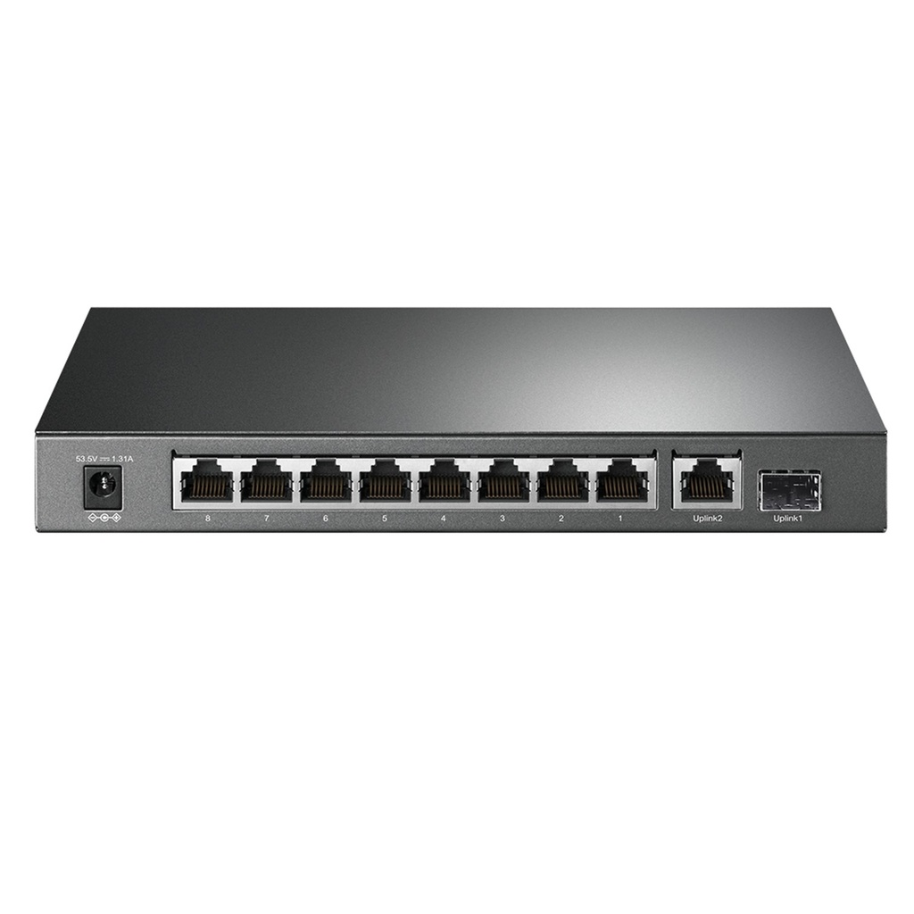 (TL-SG1210P) TP-Link - Switch de Escritorio Gigabit de 10 Puertos con PoE de 8 puertos