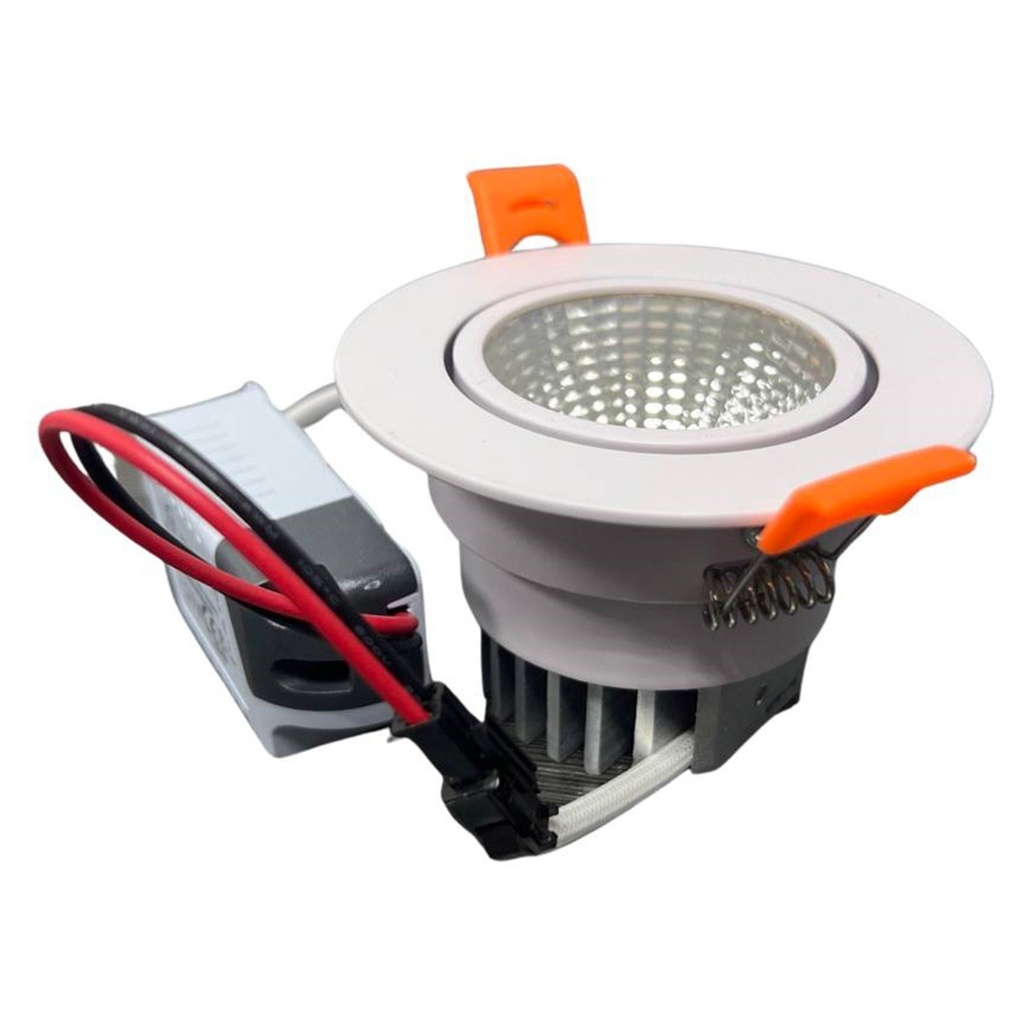 Lampara LED 12W 3000K Luz Calida Redonda Empotrar XTD-12-AMA Littman