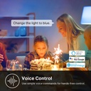 (KL125) Kasa by TP-Link - Bombillo LED Bulbo Inteligente Regulable 9W 2500K-6500K RGB Multicolor WiFi