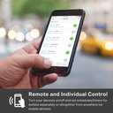 (KP303) Kasa by TP-Link - Regleta Inteligente 3 Salidas Inteligentes + 2 Puertos USB WiFi