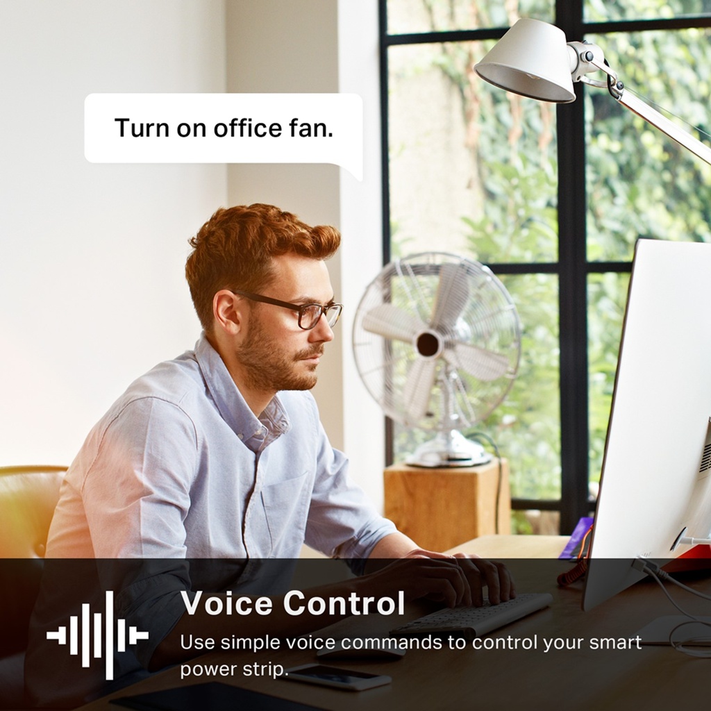 (KP303) Kasa by TP-Link - Regleta Inteligente 3 Salidas Inteligentes + 2 Puertos USB WiFi