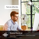 (KP303) Kasa by TP-Link - Regleta Inteligente 3 Salidas Inteligentes + 2 Puertos USB WiFi