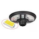 Lampara de Jardin 15W 6500K Luz Fria con Panel Solar Redonda 1000lm 150SR Lucerna