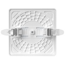 (DL-016-FJ) DuraLED - Lampara Panel LED 9W 6500K Luz Fria Cuadrada Empotrar Infinity (Sin borde)