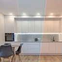 (DL-036-CCT) DuraLED - Lampara Panel LED 24W CCT 3en1 3000K-4500K-6500K Redonda Empotrar Infinity (Sin borde)