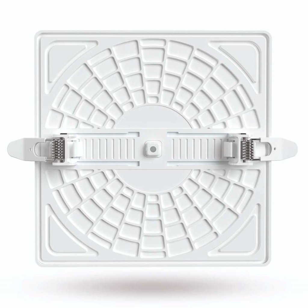 (DL-039-CCT) DuraLED - Lampara Panel LED 12W CCT 3en1 3000K-4500K-6500K Cuadrada Empotrar Infinity (Sin borde)