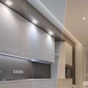 (DL-039-CCT) DuraLED - Lampara Panel LED 12W CCT 3en1 3000K-4500K-6500K Cuadrada Empotrar Infinity (Sin borde)