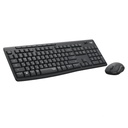 Combo Teclado y Mouse Inalambrico (Español) Logitech (Negro/Gris) MK295