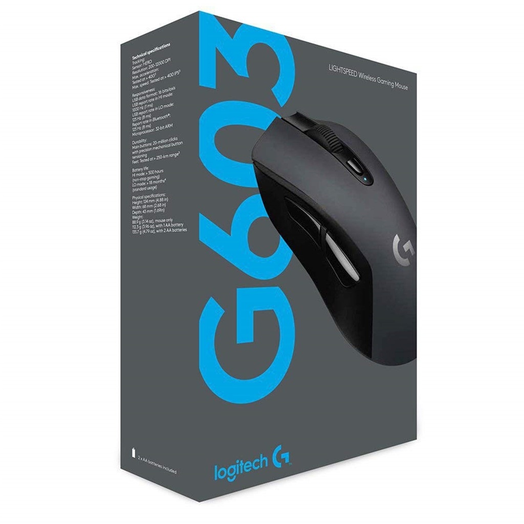 Mouse Inalambrico Lightspeed Logitech (Negro) G603