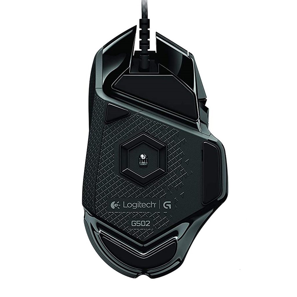 Mouse Alambrico USB Alto Desempeño Sensor Hero 25K Gaming Logitech (Negro) G502