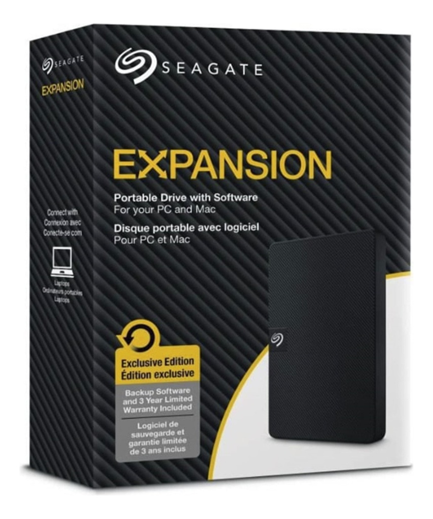 (STKM4000400) Seagate - Disco Duro Externo Expansion 4Tb Portatil V2