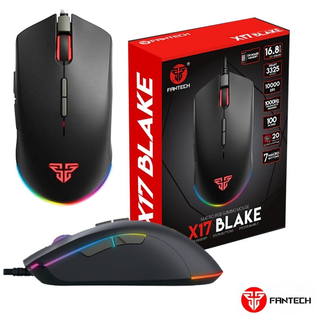 Mouse Blake Gaming (Negro) Fantech X17