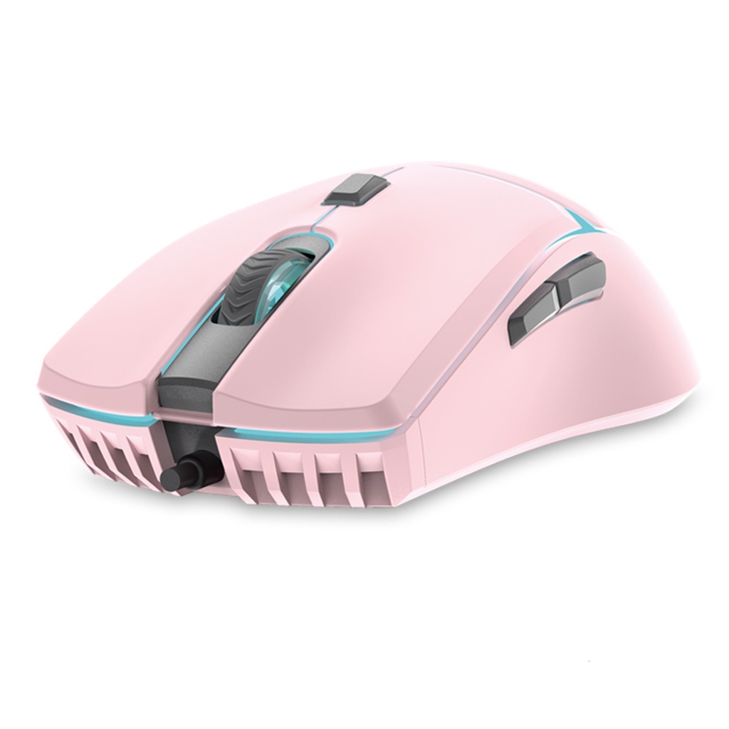 Mouse Crypto Gaming (Rosado) Fantech VX7