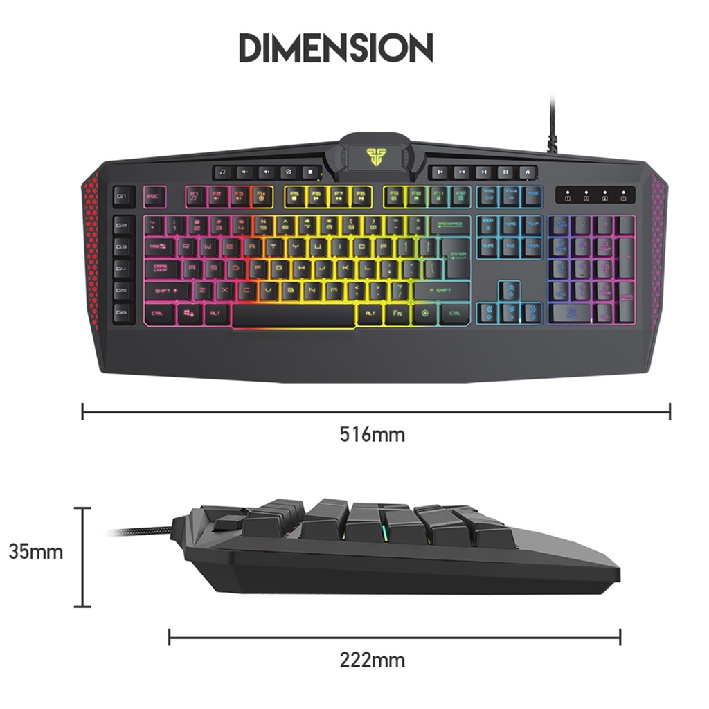 Teclado Booster K513 Ingles Gaming Fantech