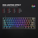 Teclado MaxFit 61 Ingles Gaming Fantech