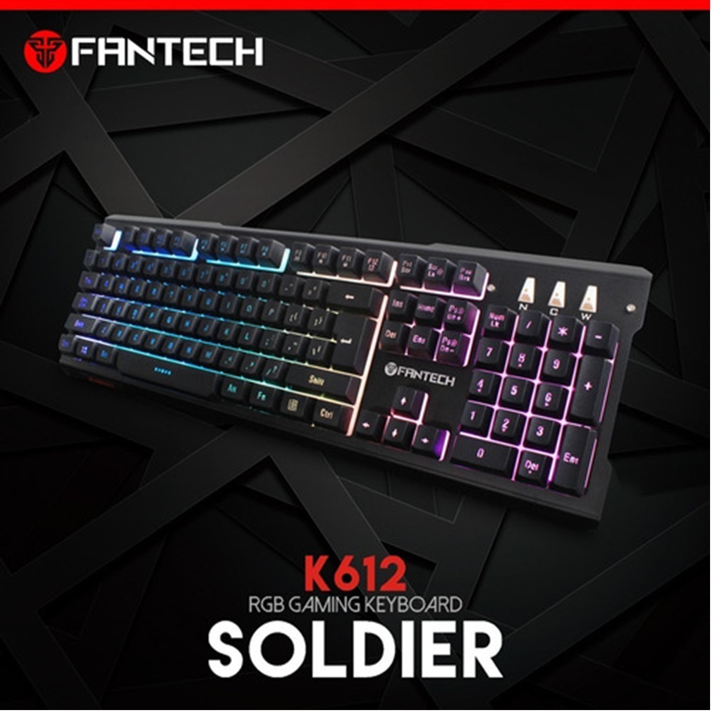 Teclado Soldier K612 Ingles Gaming Fantech
