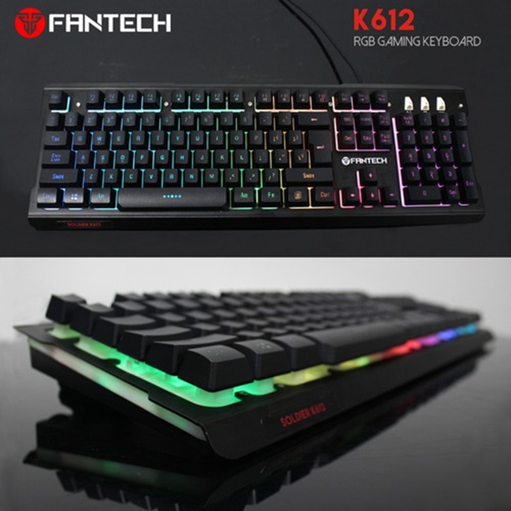 Teclado Soldier K612 Ingles Gaming Fantech